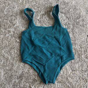Zara blue bodysuit m/l